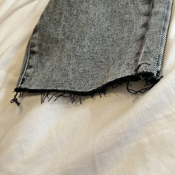 RSQ Black Acid Washed High Rise Straight Leg | SIZE 23 - Picture 6 of 8